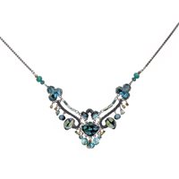 Necklace Ayala Bar Woman Emerald Reflection in Metal Alloy Cristallo R3606